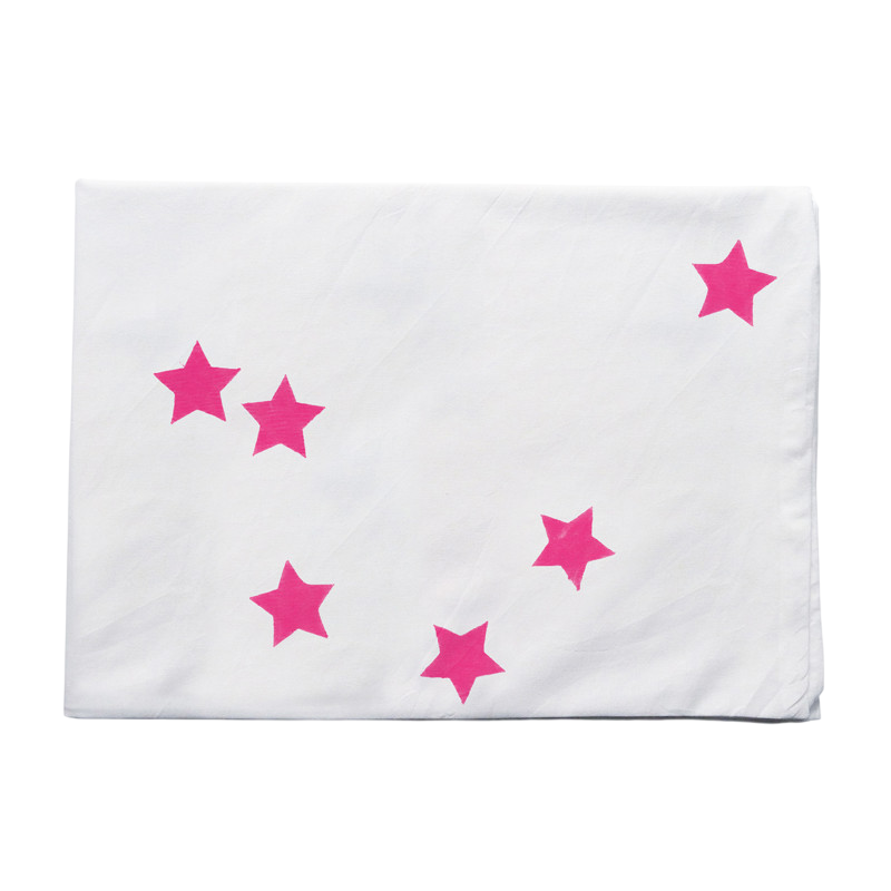 Comforter cover 160 x 210 stars pink
