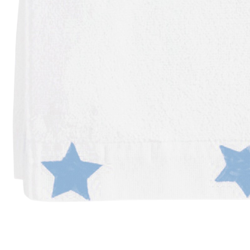 Bath towel stars blue