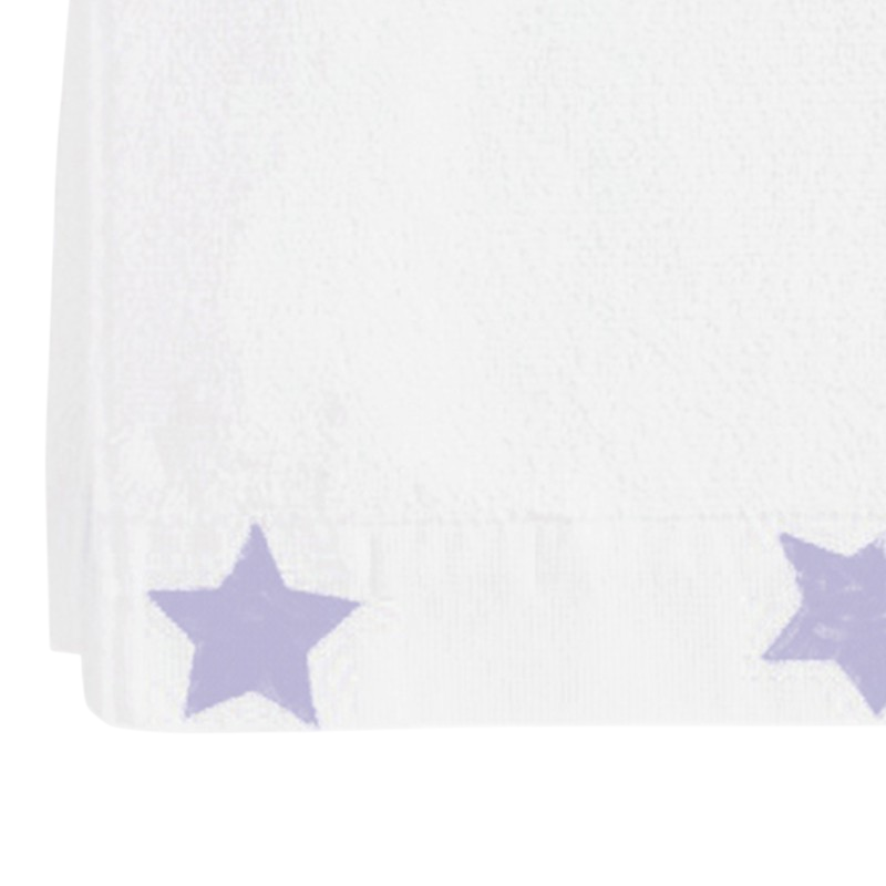 Bath towel stars purple
