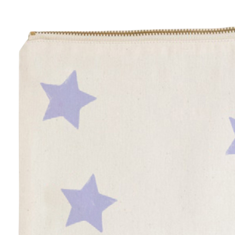 Necessaire stars purple