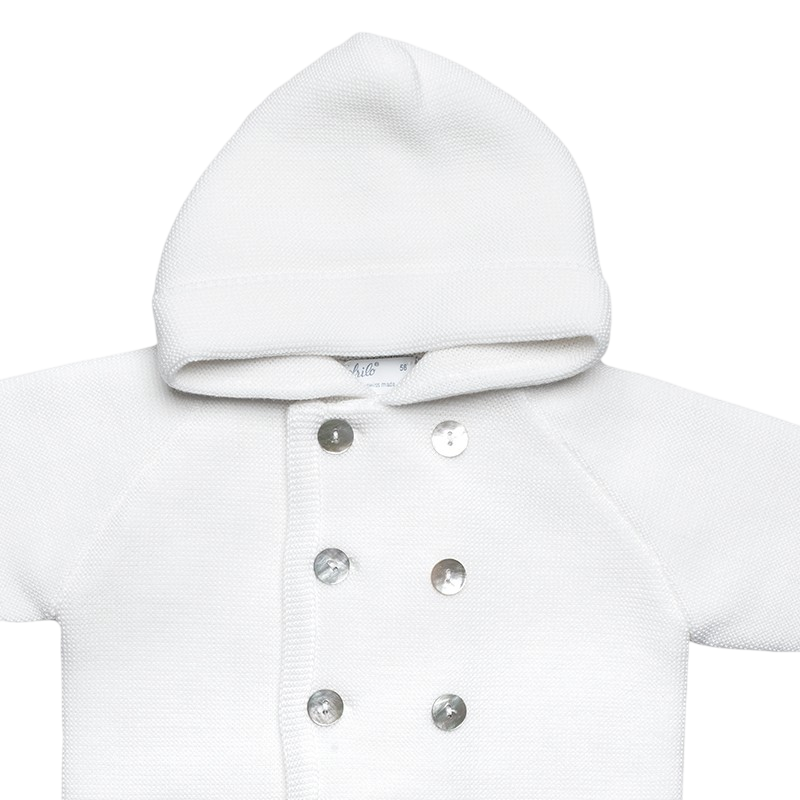 Mantel Merinowolle wollweiss