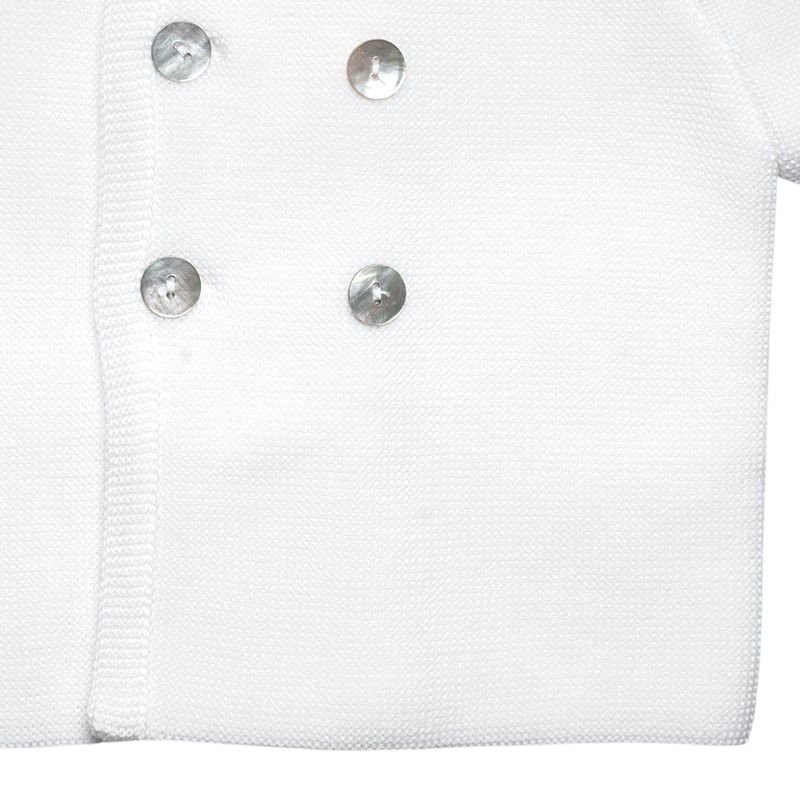 Mantel Merinowolle wollweiss