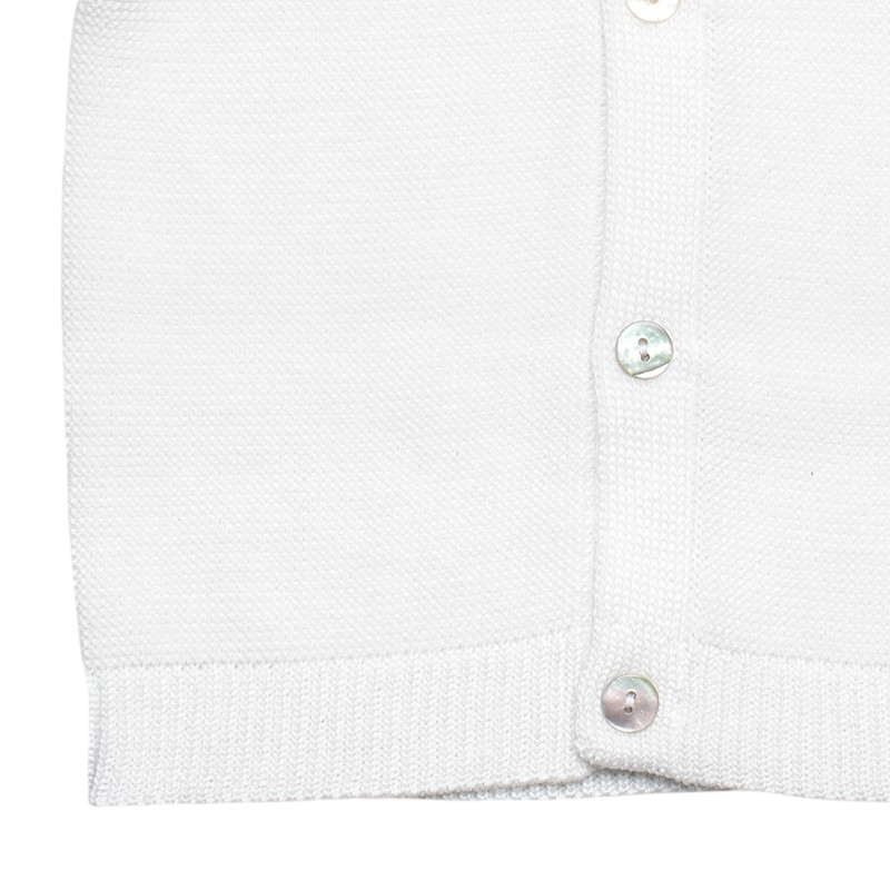 Baby jacket merino wool wool white