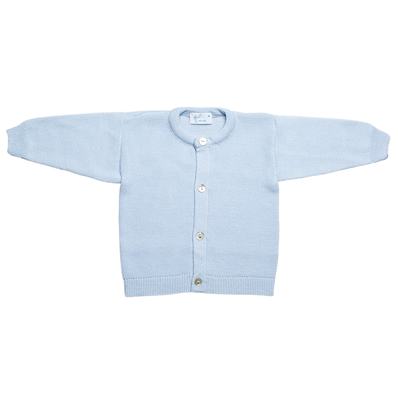 Babyjacke Merinowolle hellblau