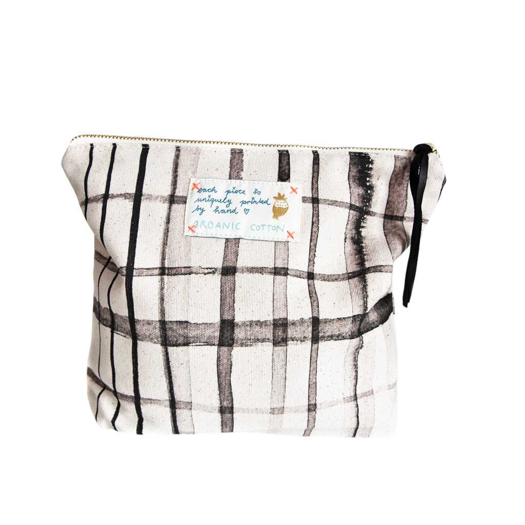 Pouch "My Black Check" Big