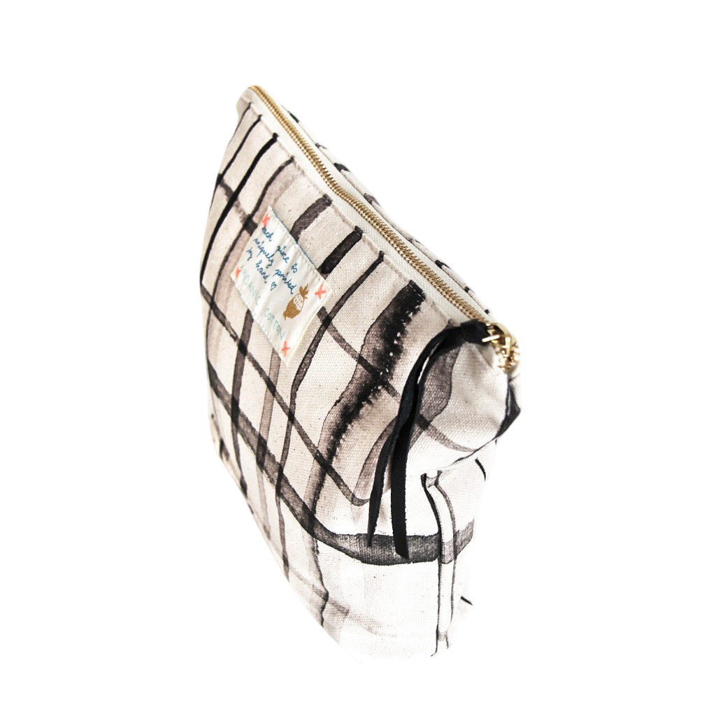 Pochette "My Black Check" Small