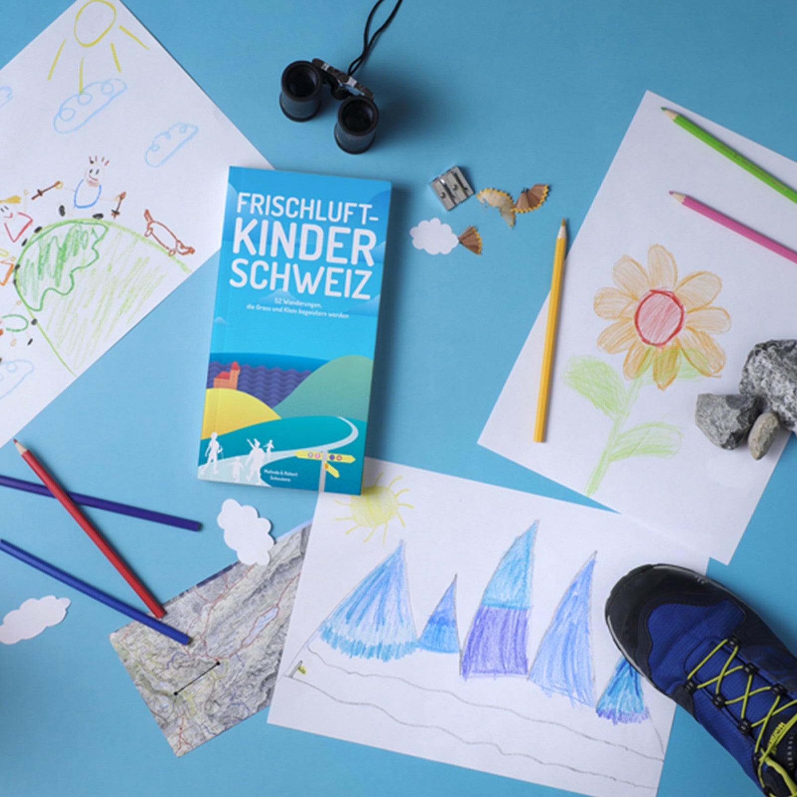 Buch Frischluftkinder Schweiz - 52 Wanderungen, die Gross und Klein begeistern werden