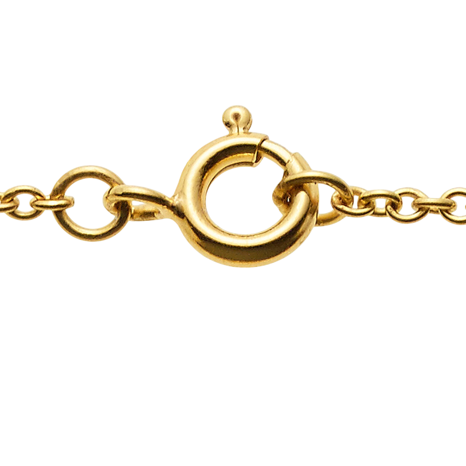 Collier avec 8 pierres de cornaline et pendentif coquillage, doré