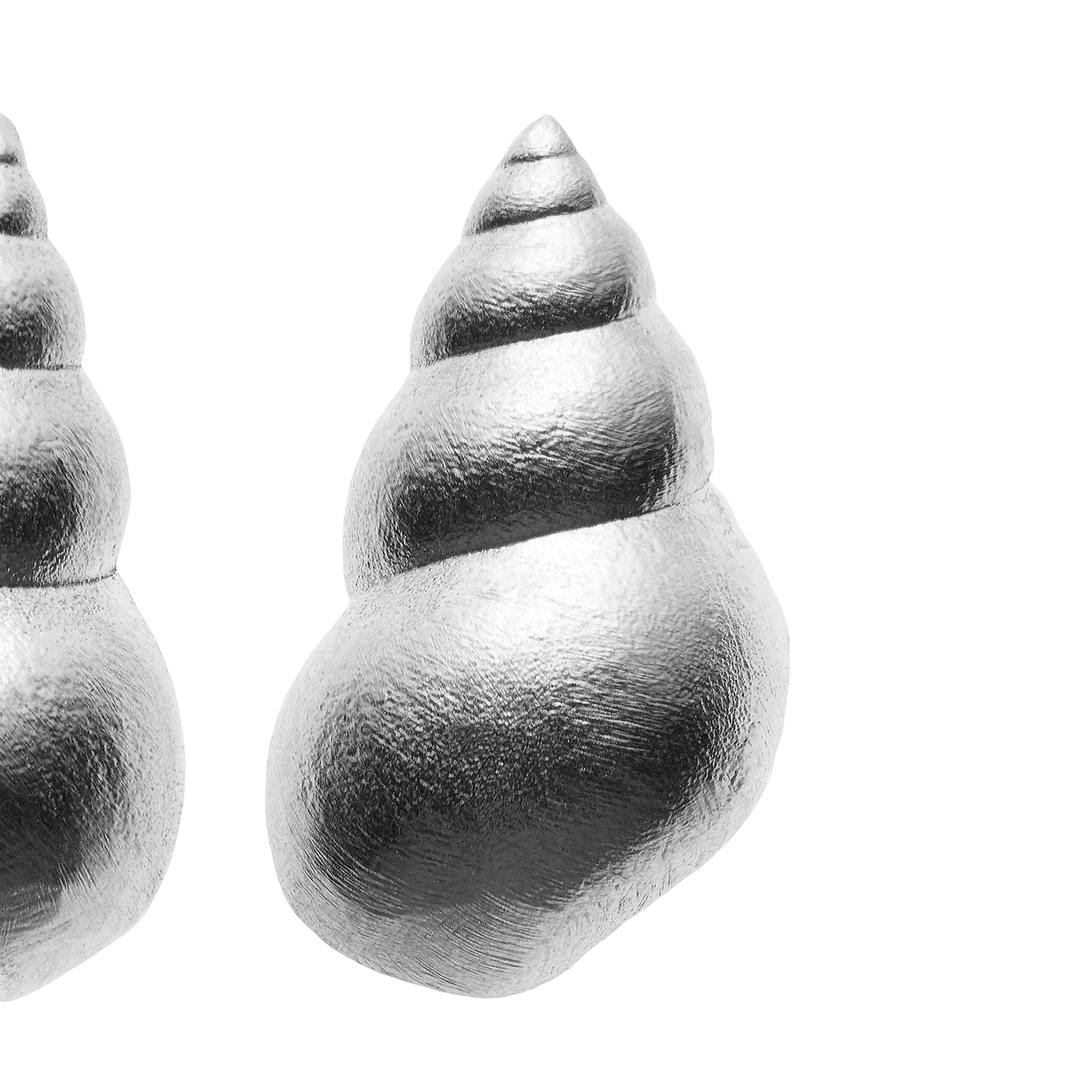 Boucles d'oreilles argent escargot