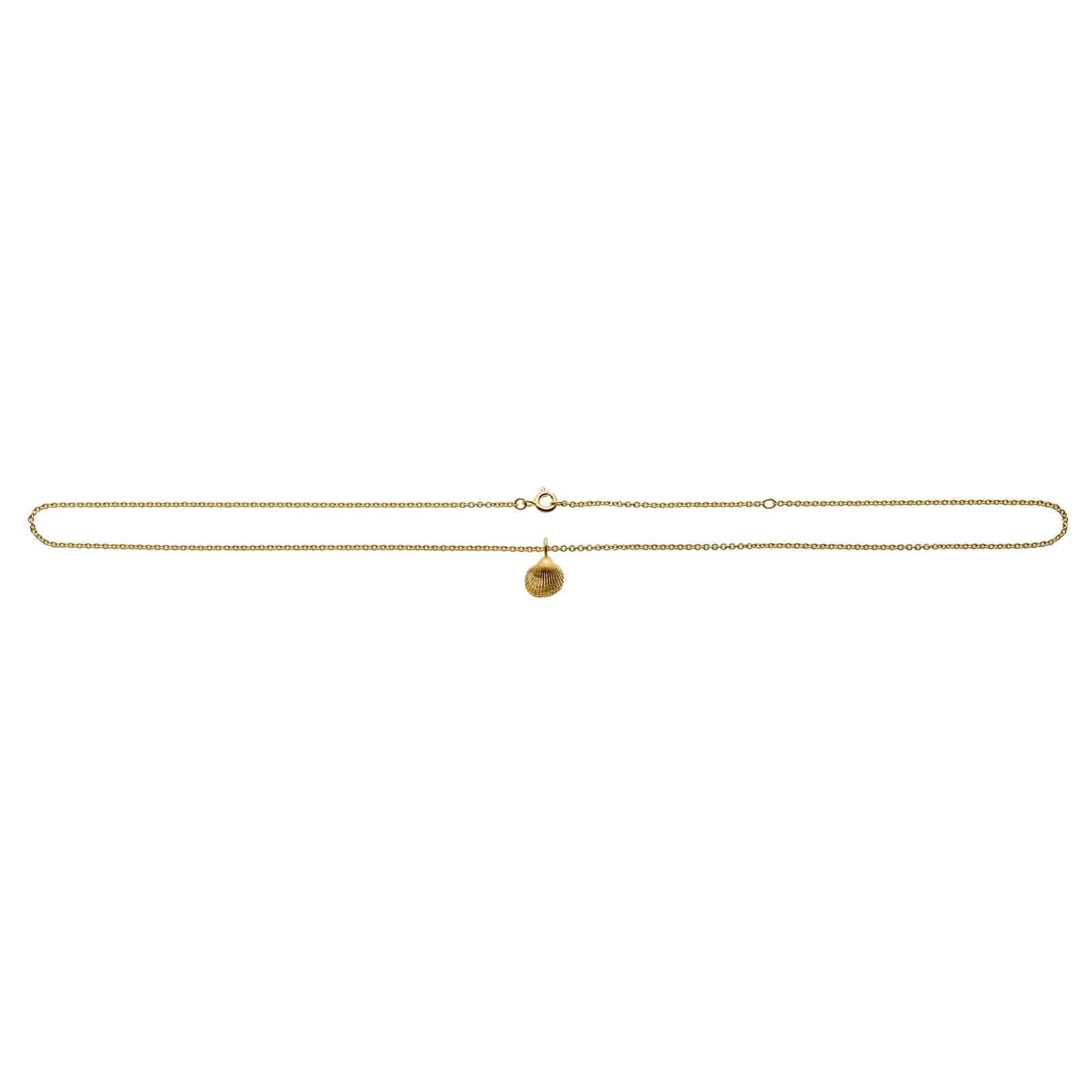 Necklace 50cm gold-plated with shell pendant