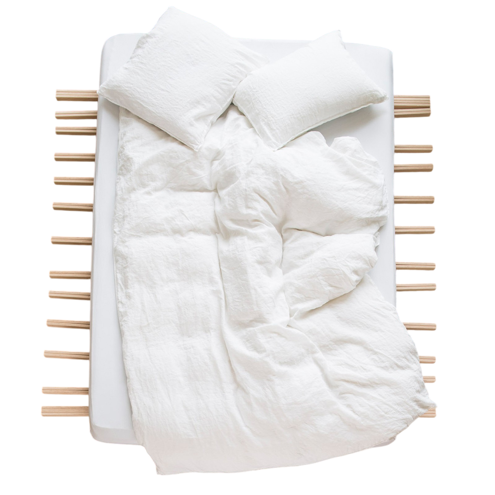 Linus uni, blanc Housse de duvet 200x210 cm