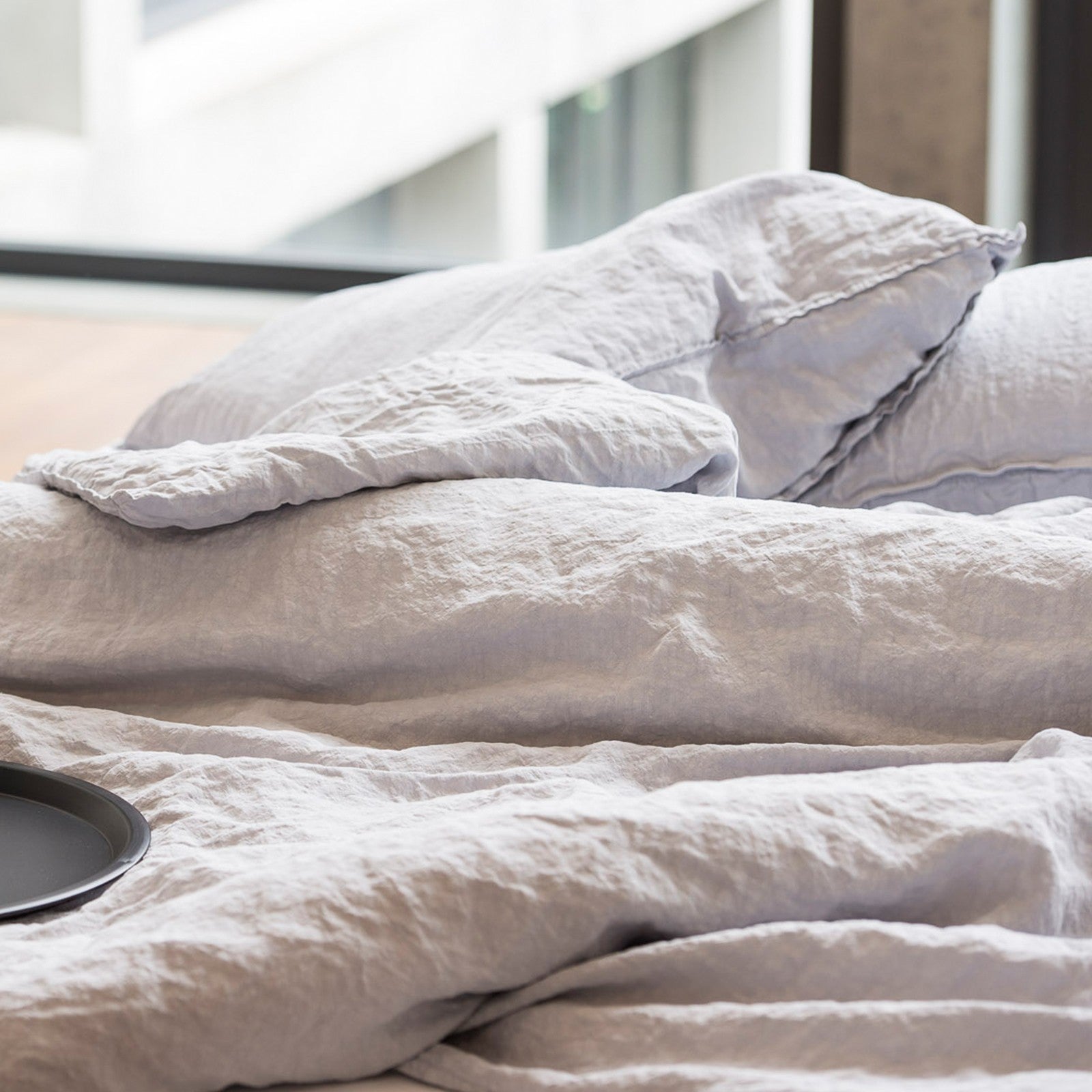 Linus plain, light gray Pillowcase 50x70 cm