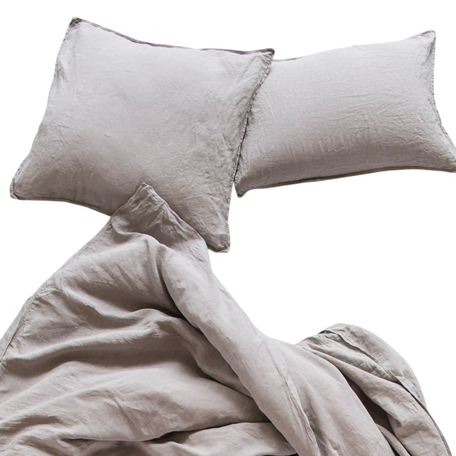 Linus uni, taupe Kissenbezug 65x65 cm