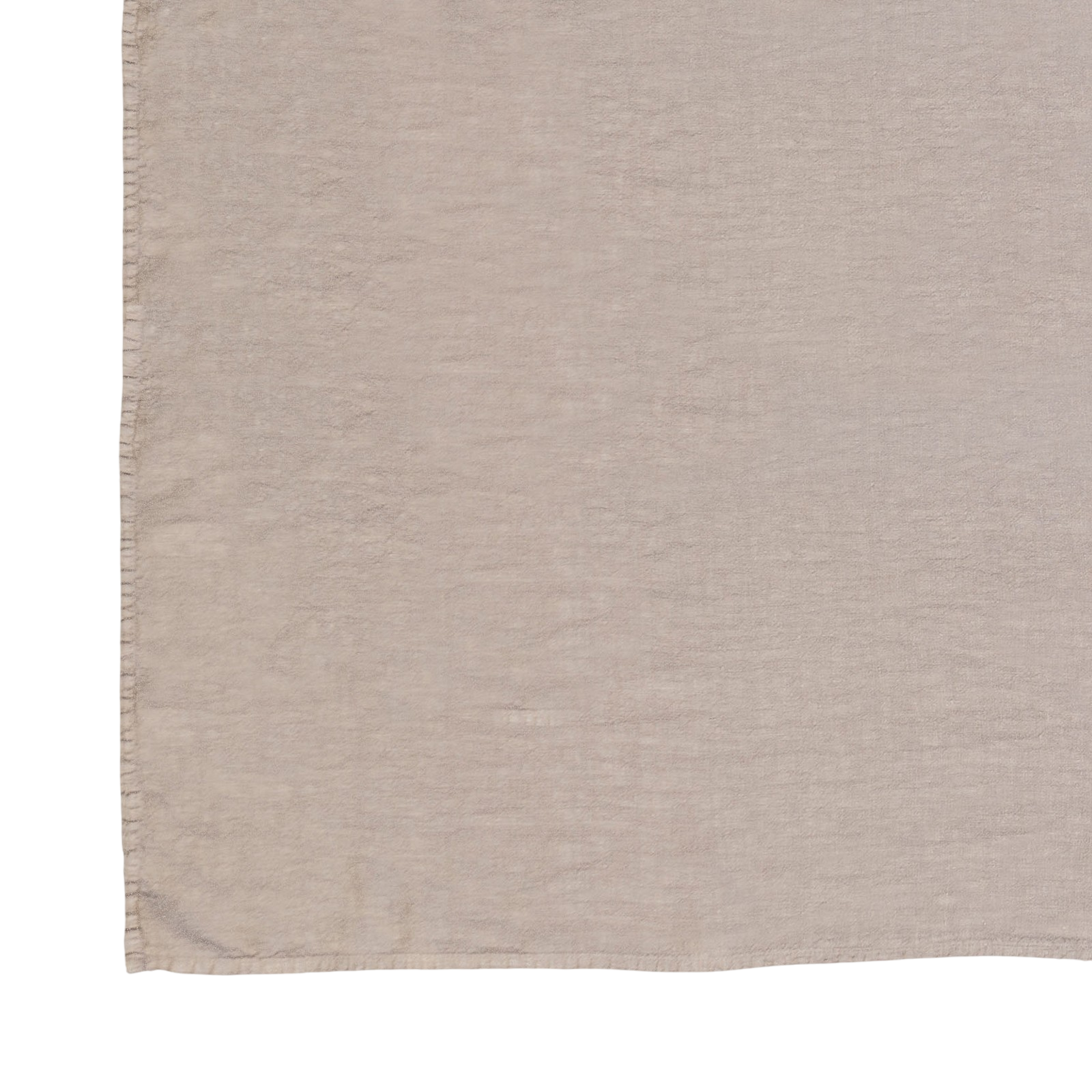 Linus uni, taupe Drap de dessus 170x270 cm