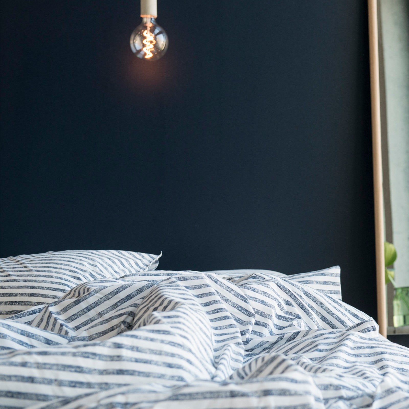 Johanna, comforter cover 200x210 cm indigo