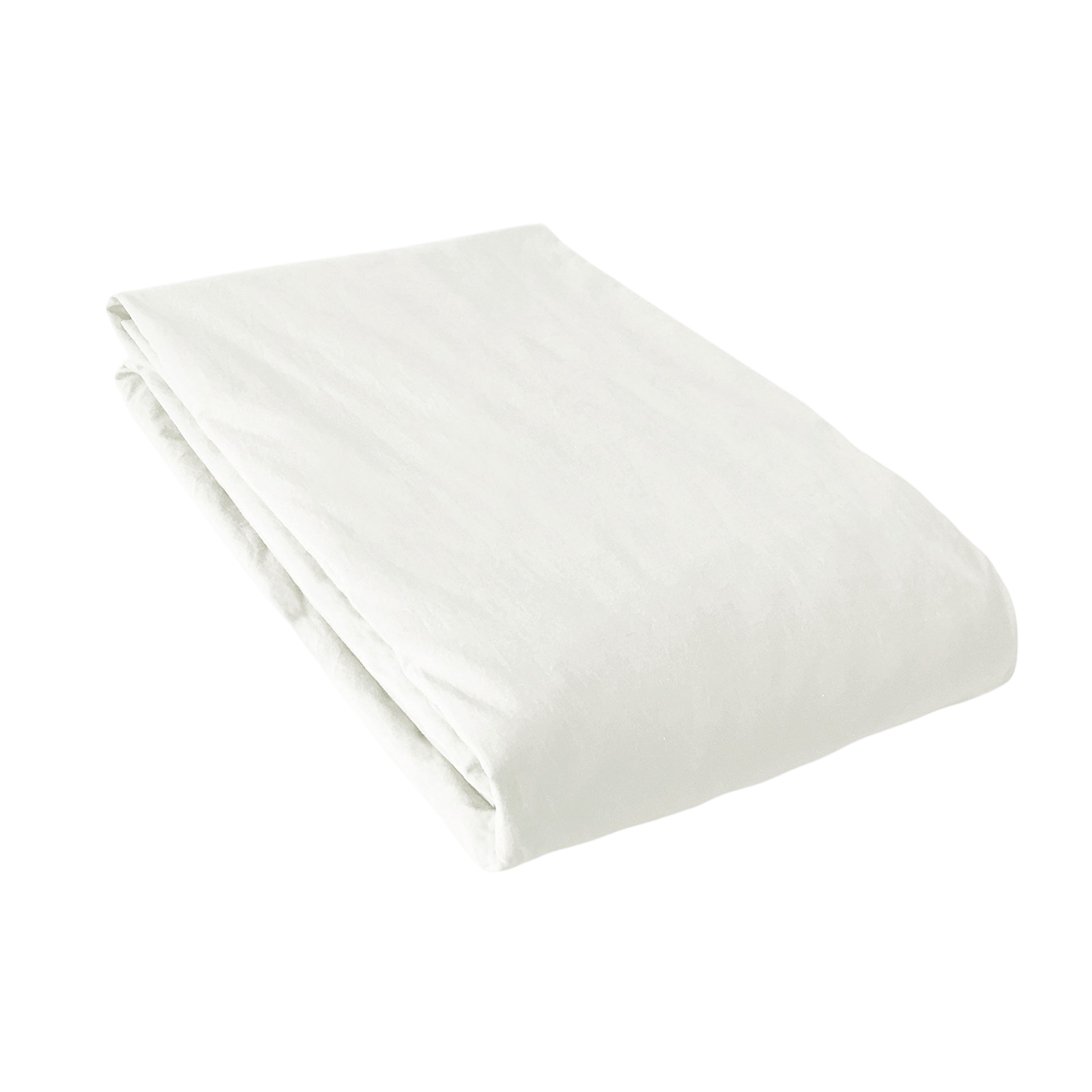 Lakan uni, white fixed sheet 140x200+30 cm
