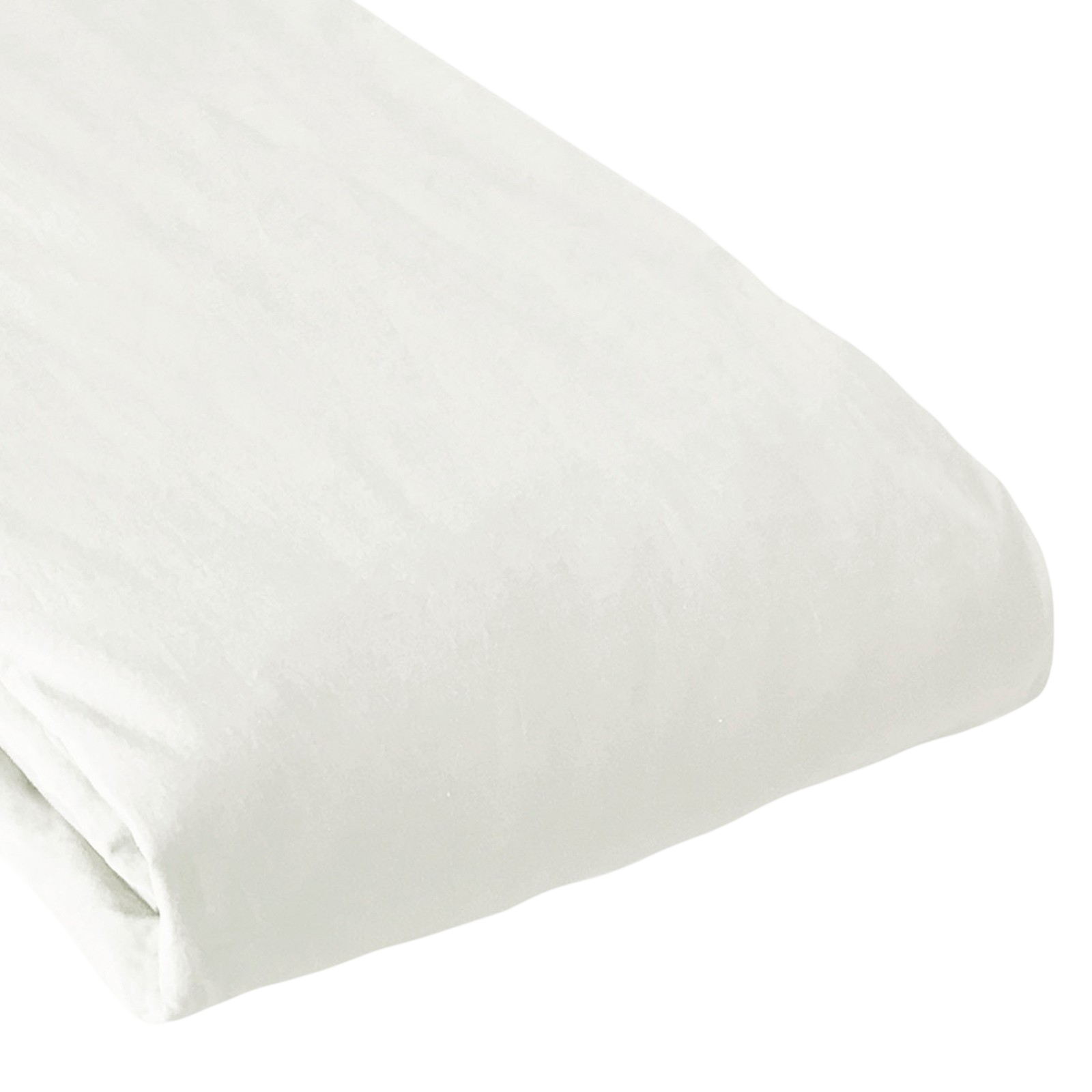 Lakan uni, white fixed sheet 140x200+30 cm