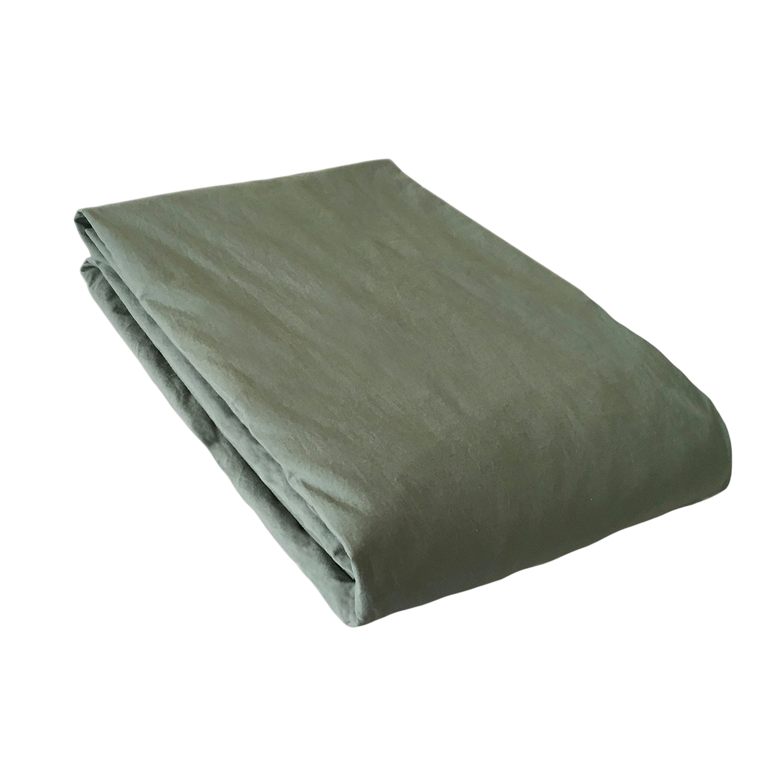 Lakan plain, spruce green fixed sheet 160x200+30 cm