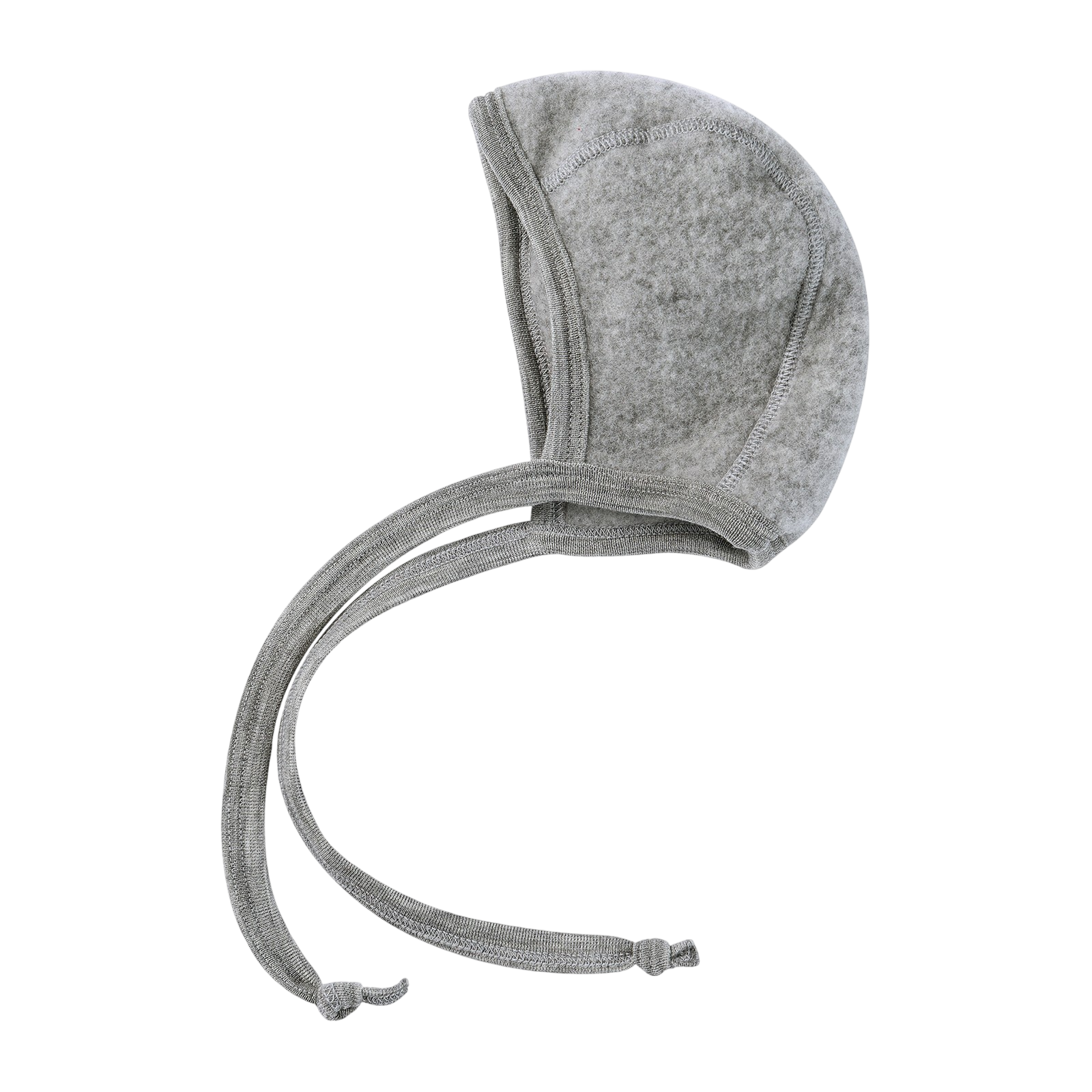 Baby Mützchen Merino, hellgrau melange