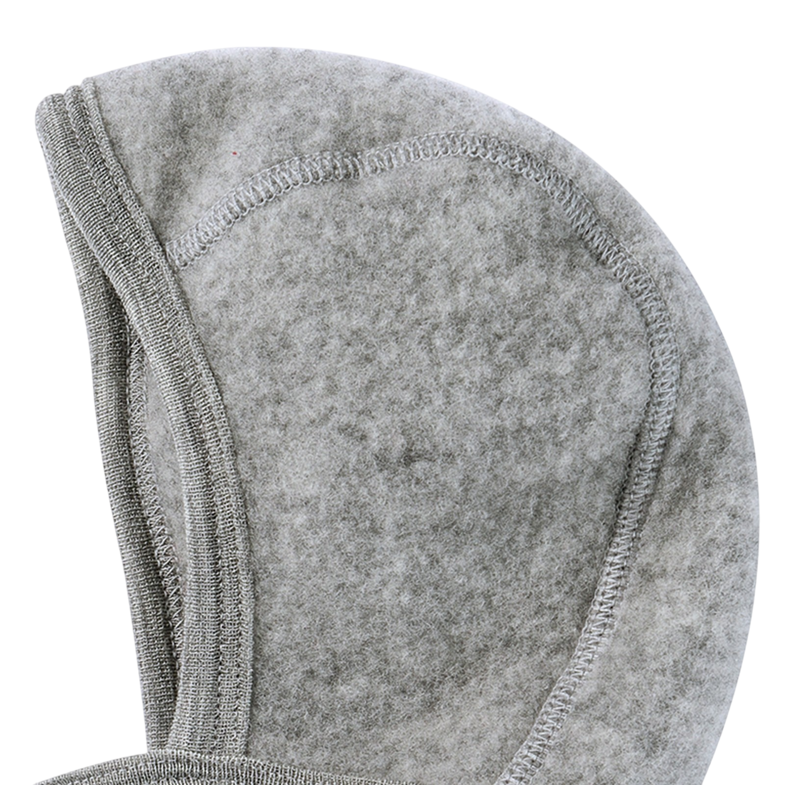 Bonnet bébé mérinos, gris clair mélangé