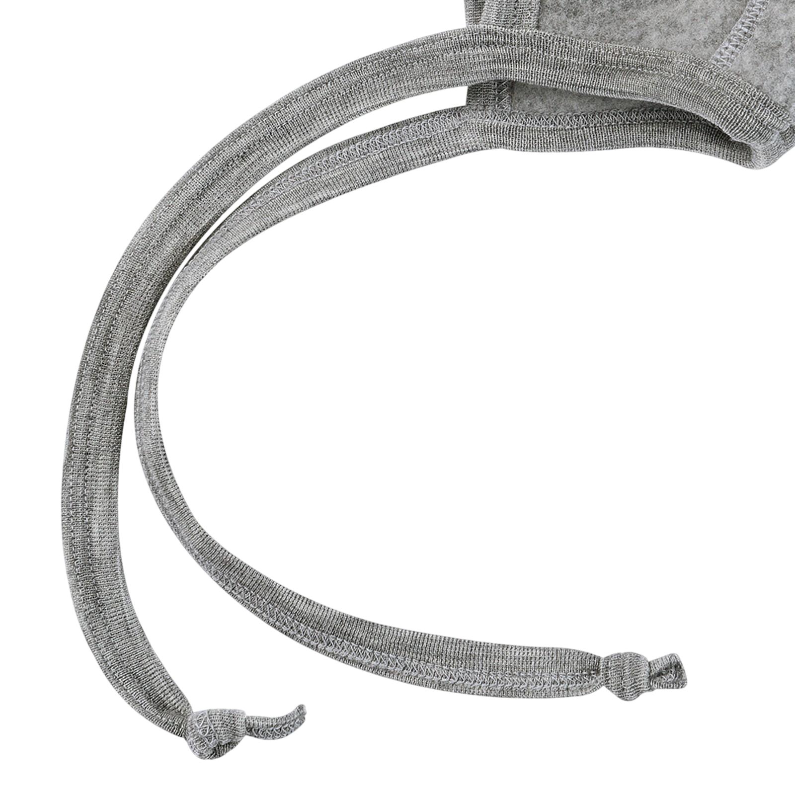 Bonnet bébé mérinos, gris clair mélangé