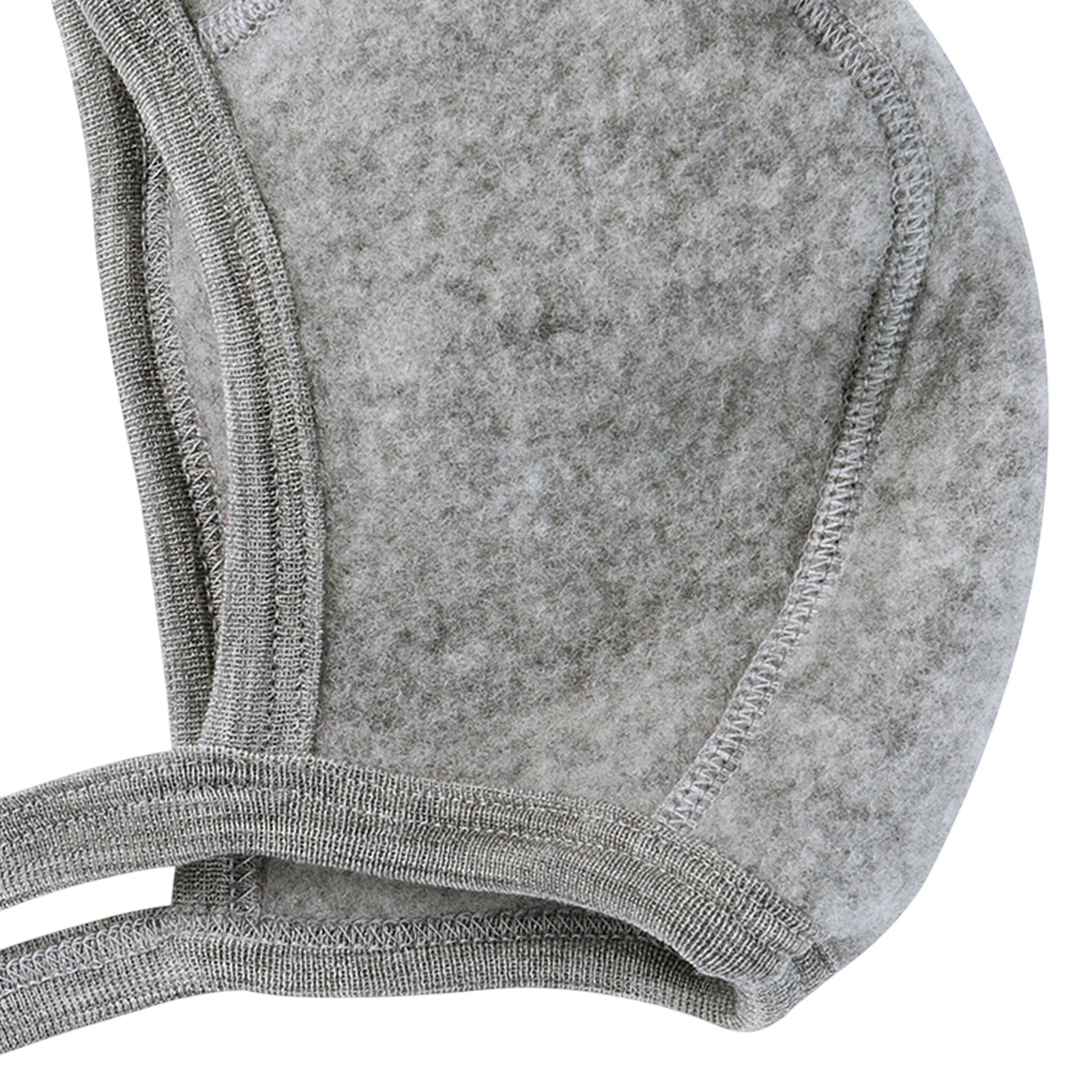 Bonnet bébé mérinos, gris clair mélangé