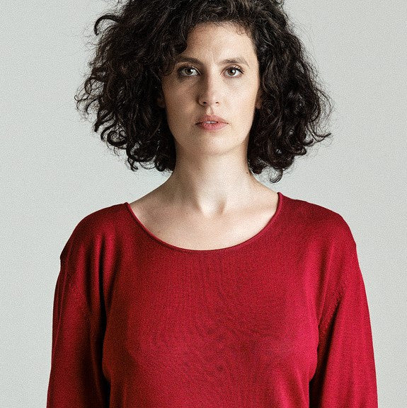 Sweat en bambou rouge