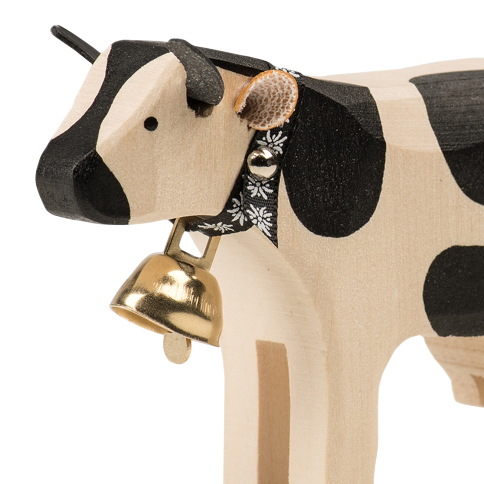 Trauffer Vache 1 debout Freiburger Holztier