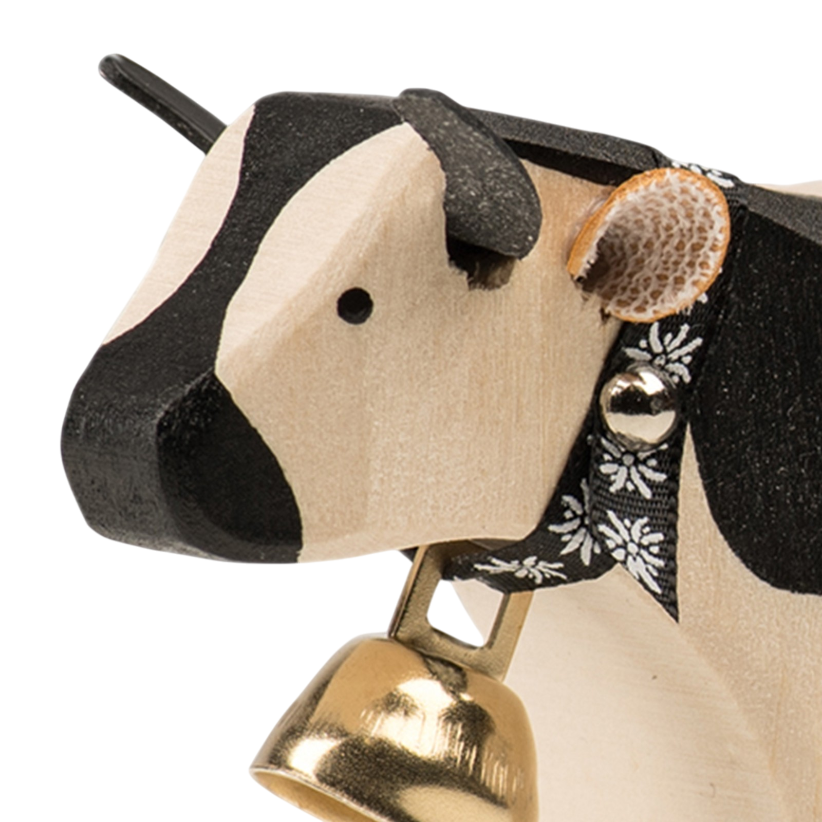 Trauffer Vache 1 debout Freiburger Holztier