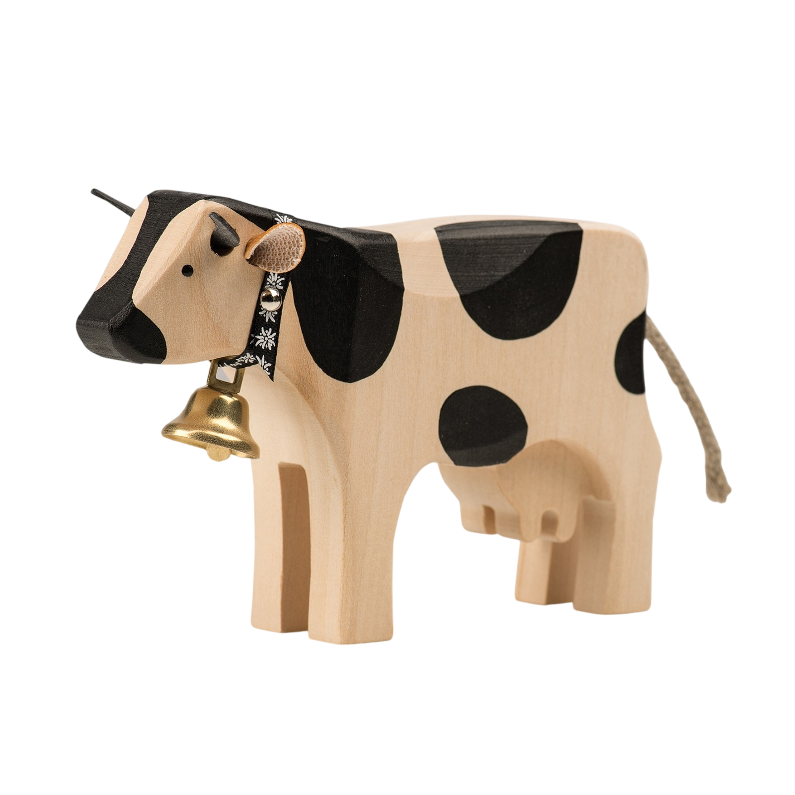 Trauffer Kuh 2 stehend Freiburger Holztier