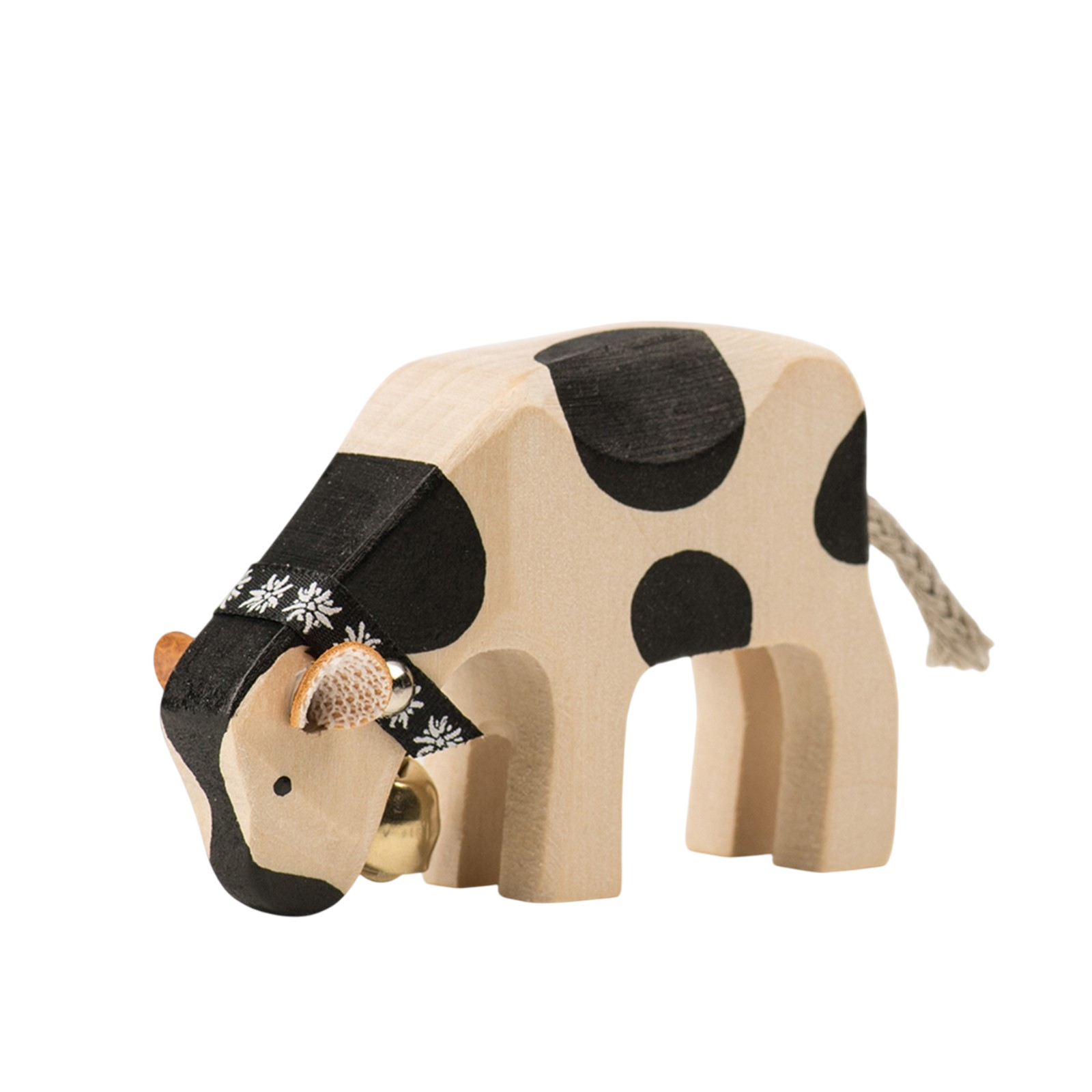 Trauffer Veau mangeur Animaux en bois fribourgeois