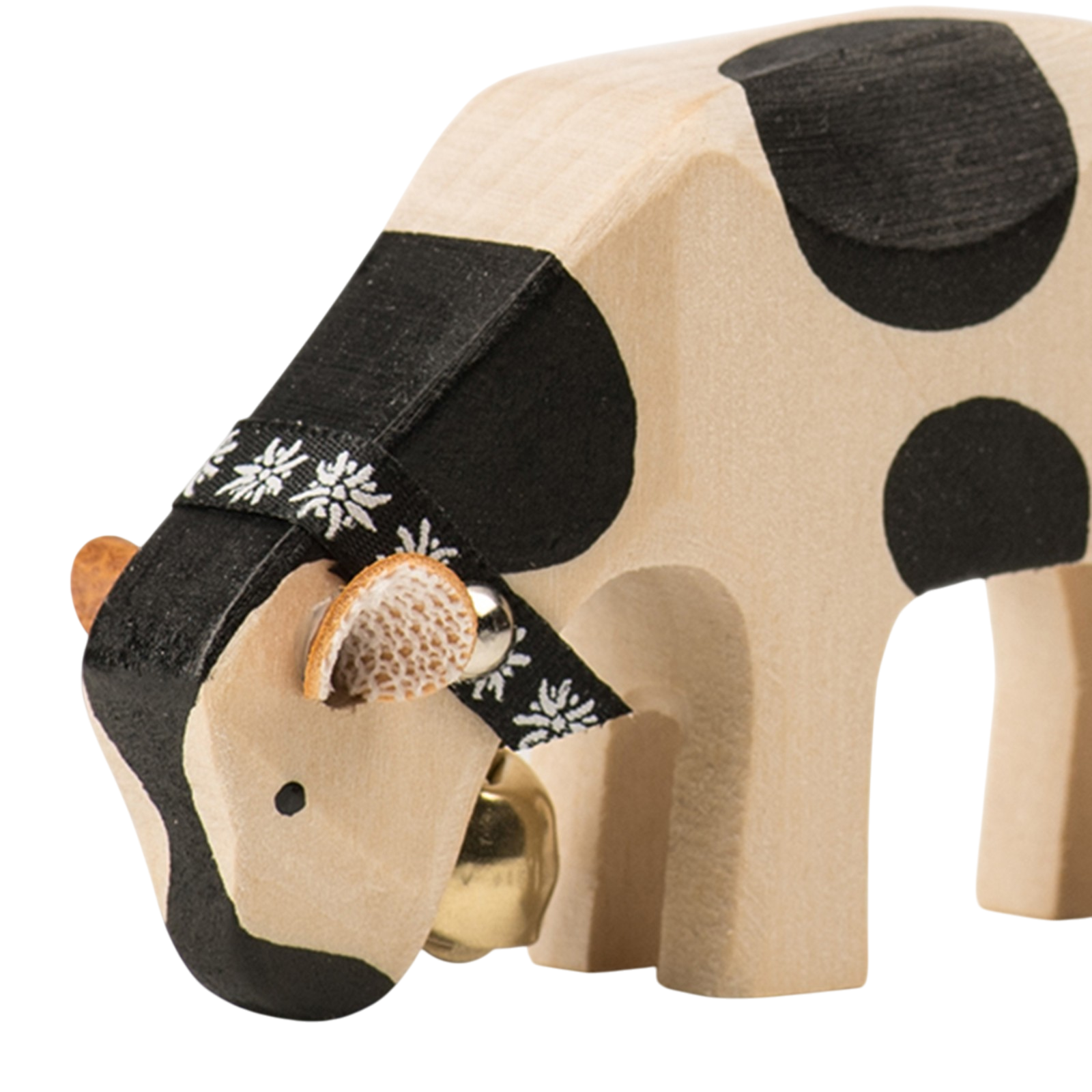 Trauffer Veau mangeur Animaux en bois fribourgeois