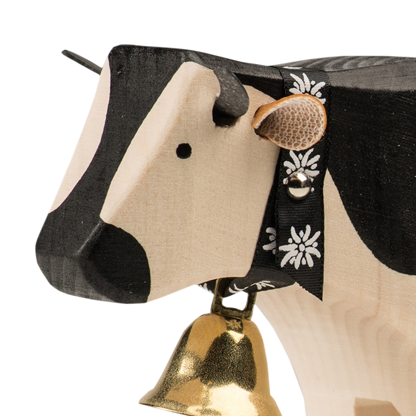 Trauffer Kuh 3 stehend Freiburger Holztier