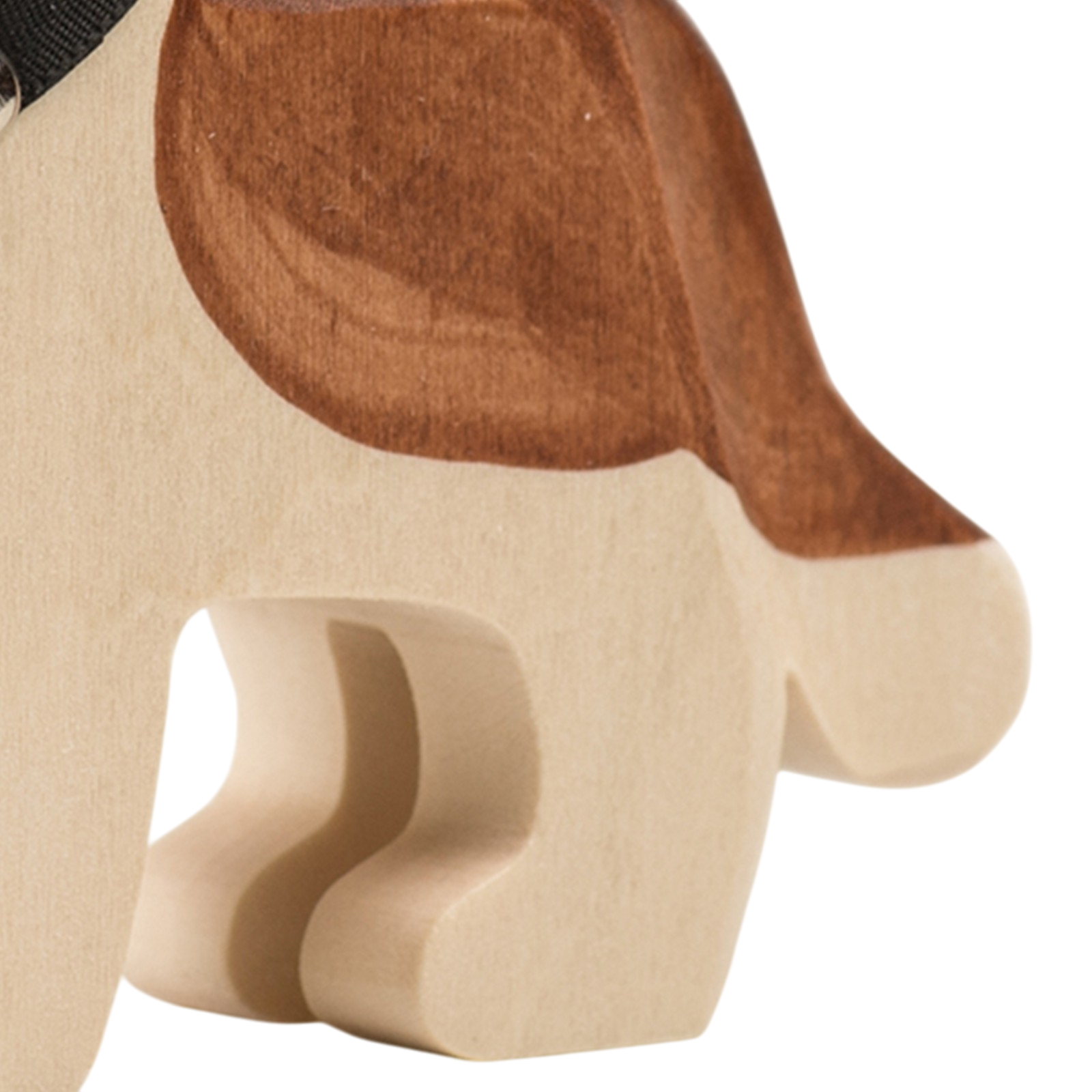 Trauffer Hund Barry mit Fässchen Holztier