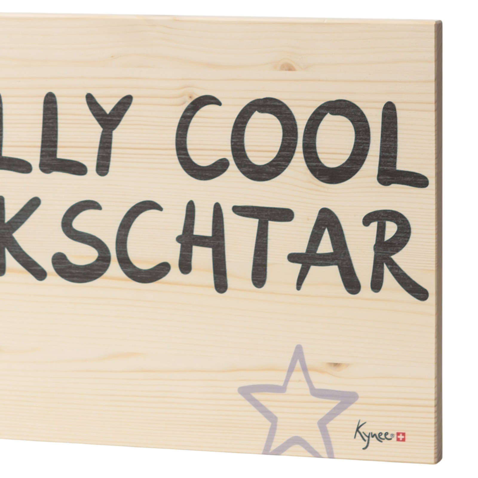 Decorative sign Rockschtar