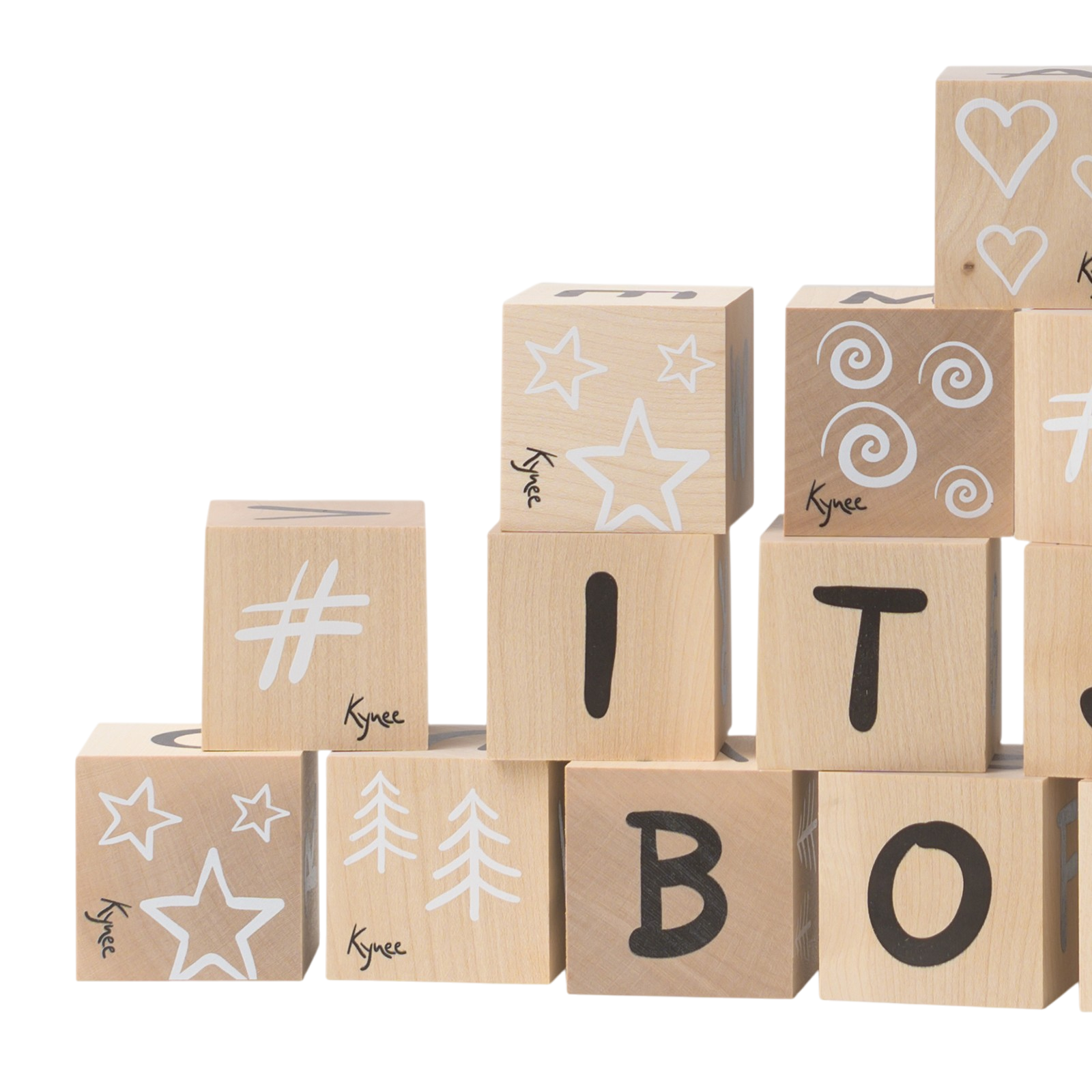 Cube déco lettres