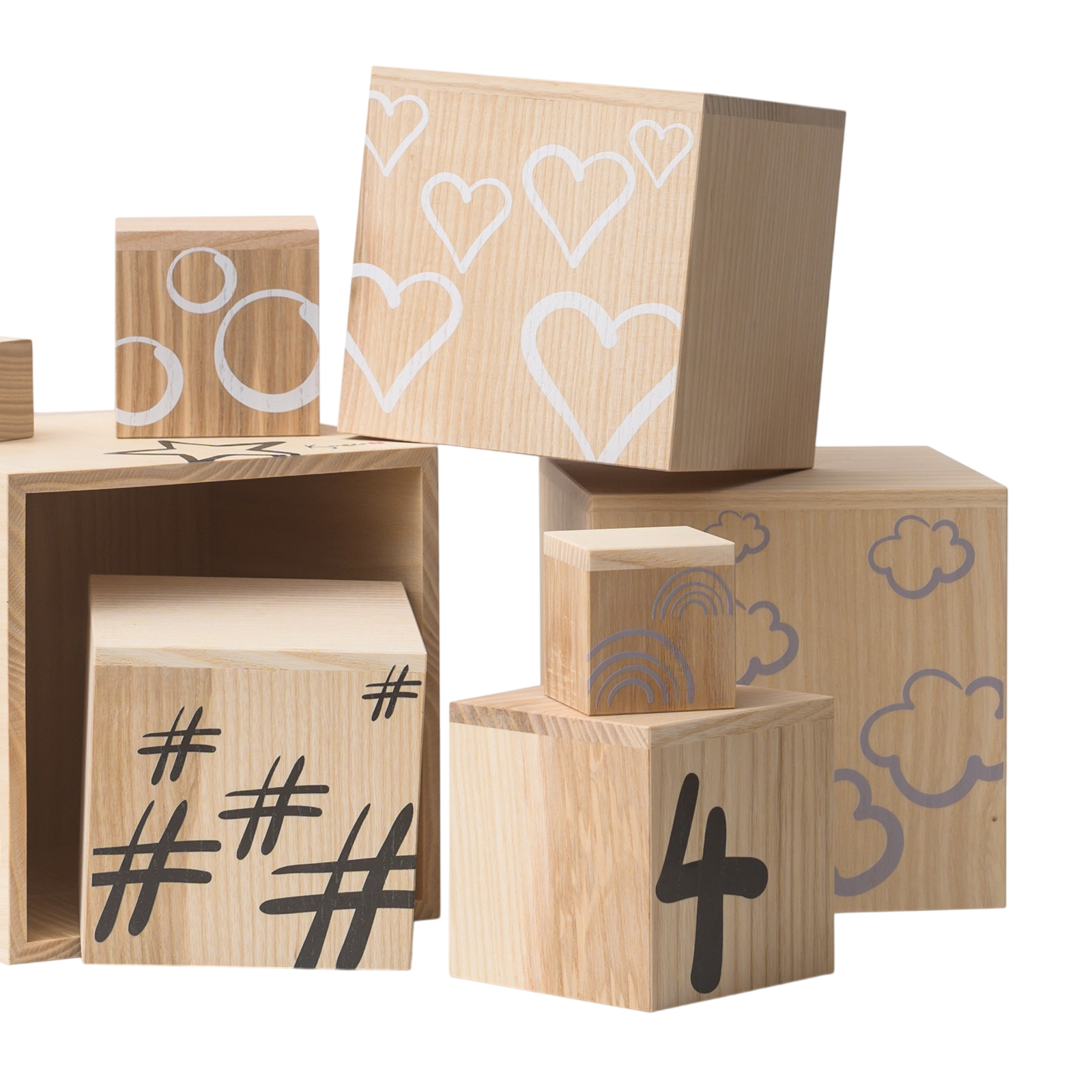 Stacking tower numbers