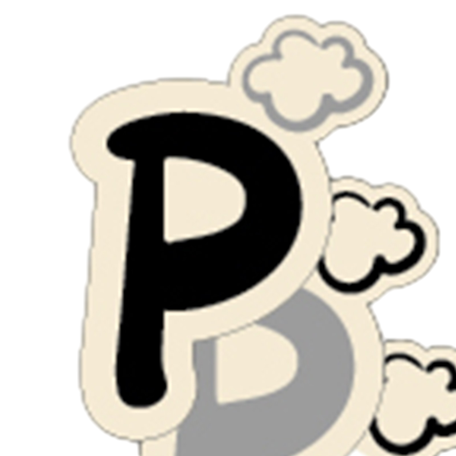 Letters small P