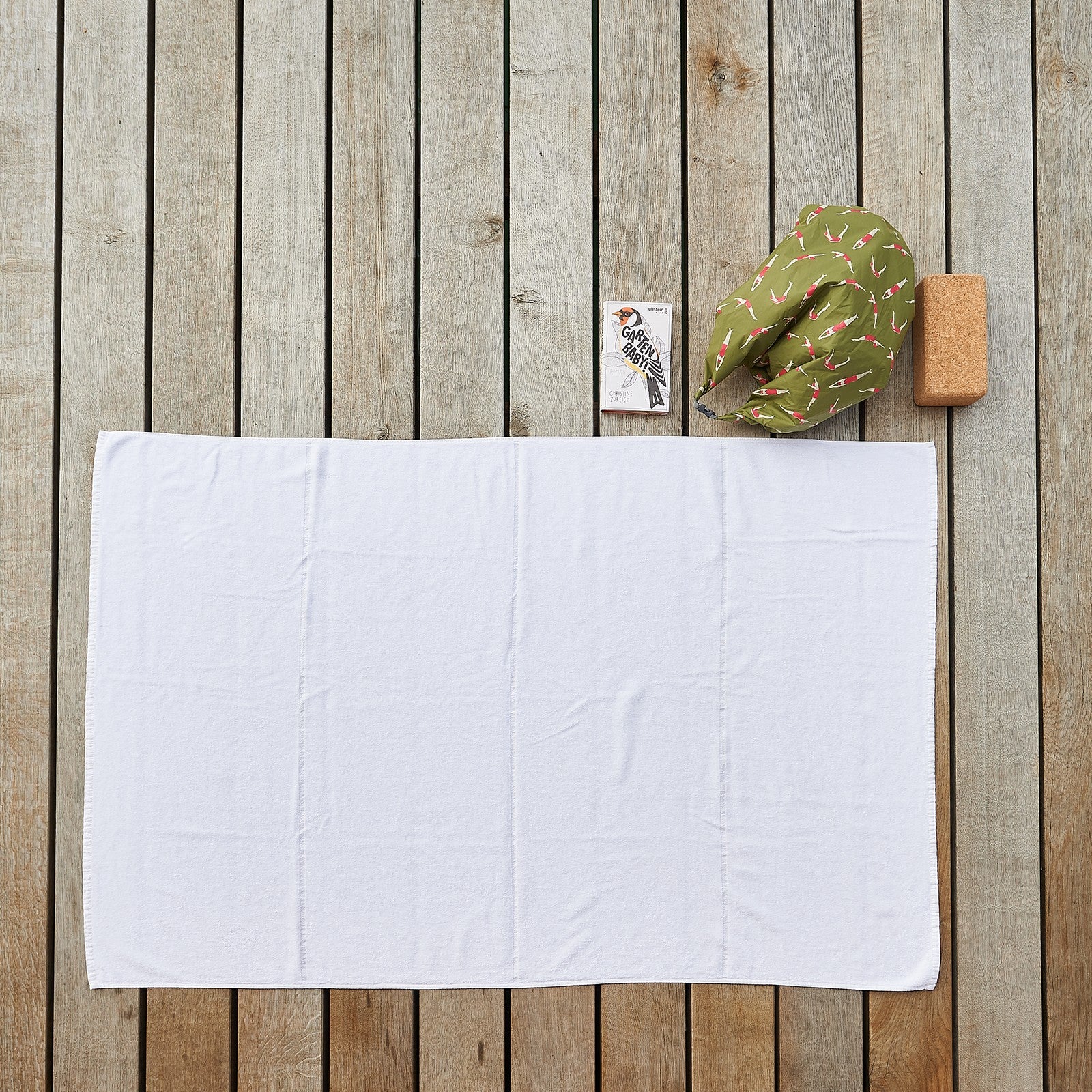 Tilda blanc, drap de bain 100x150 cm