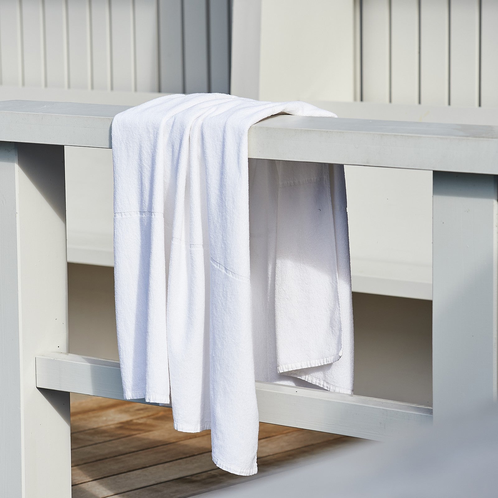 Tilda blanc, drap de bain 100x150 cm