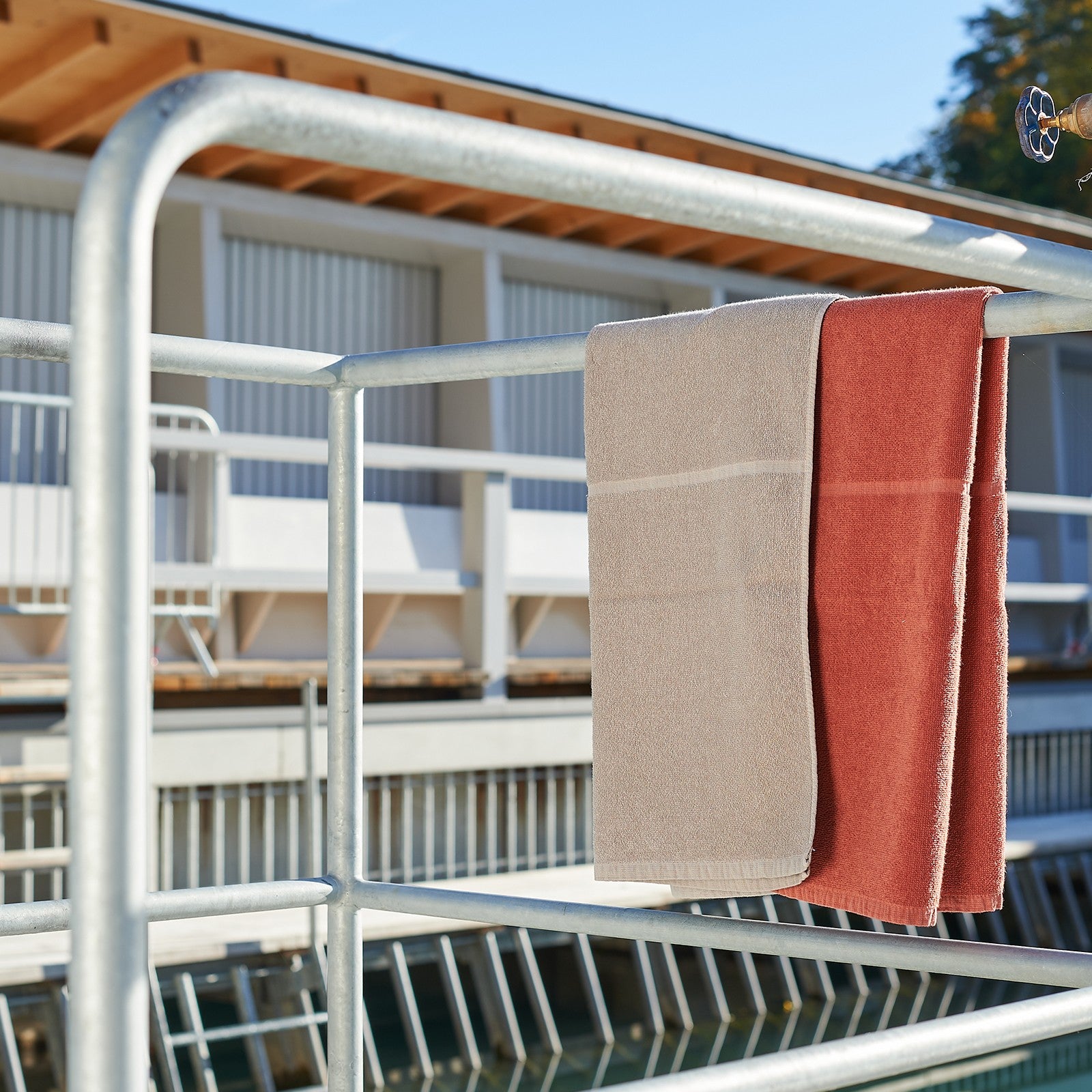 Tilda taupe, serviette 50x100 cm