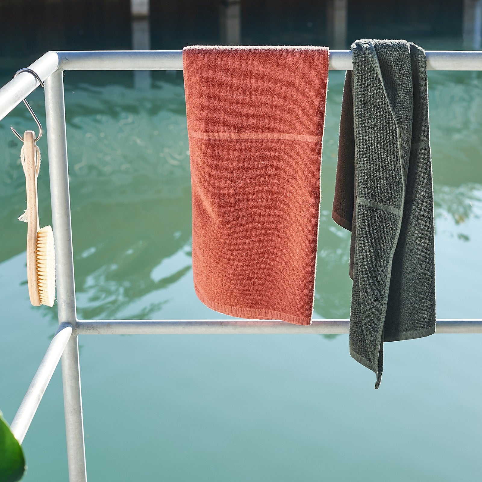 Tilda dunkelgrün, Handtuch 50x100 cm