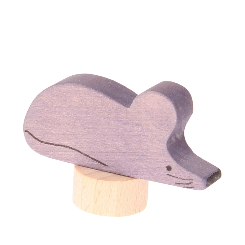 GRIMM's Steckfigur grau-lila Maus