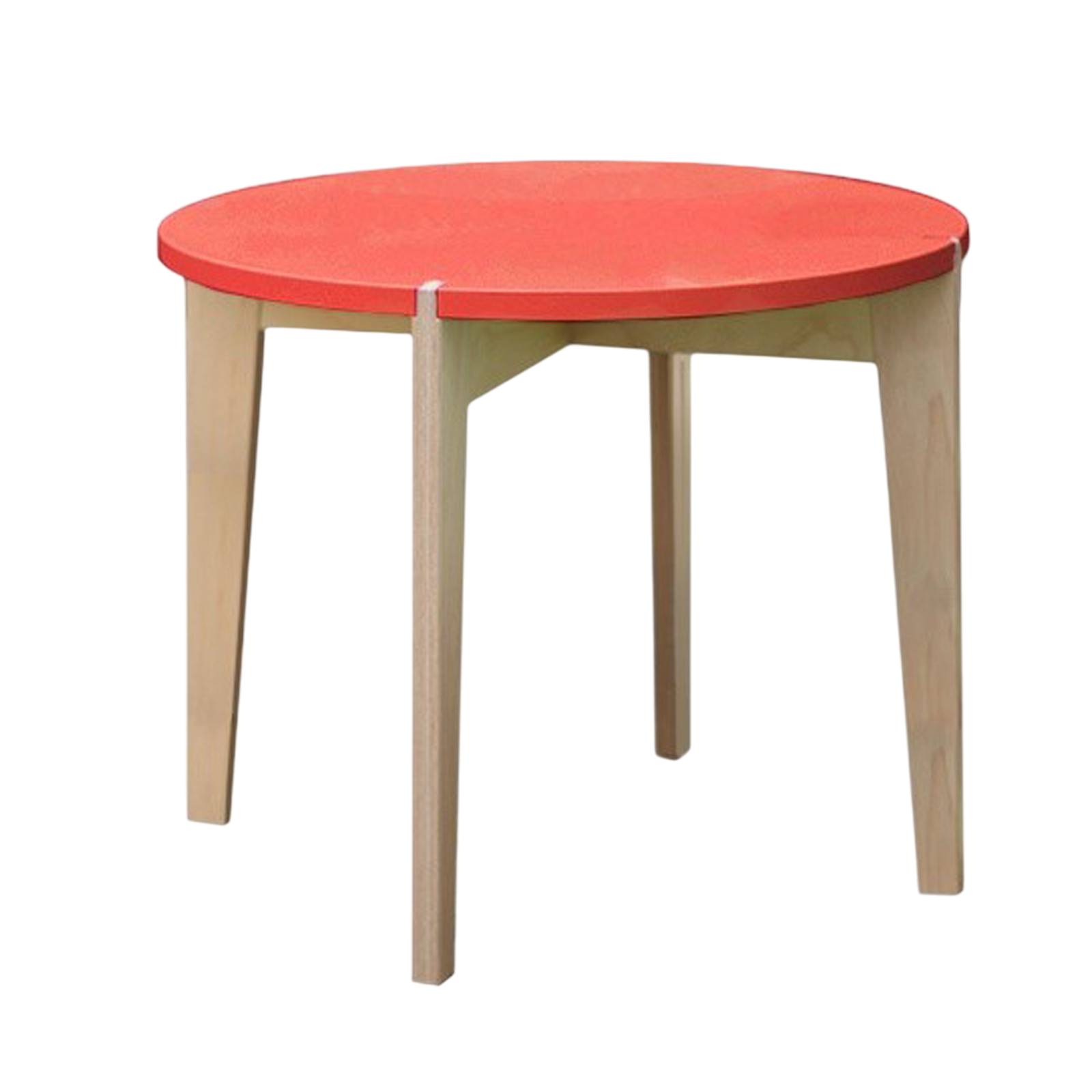 Kombiset, 1 Spieltisch rund, 2 Hocker (Farbe wählbar)