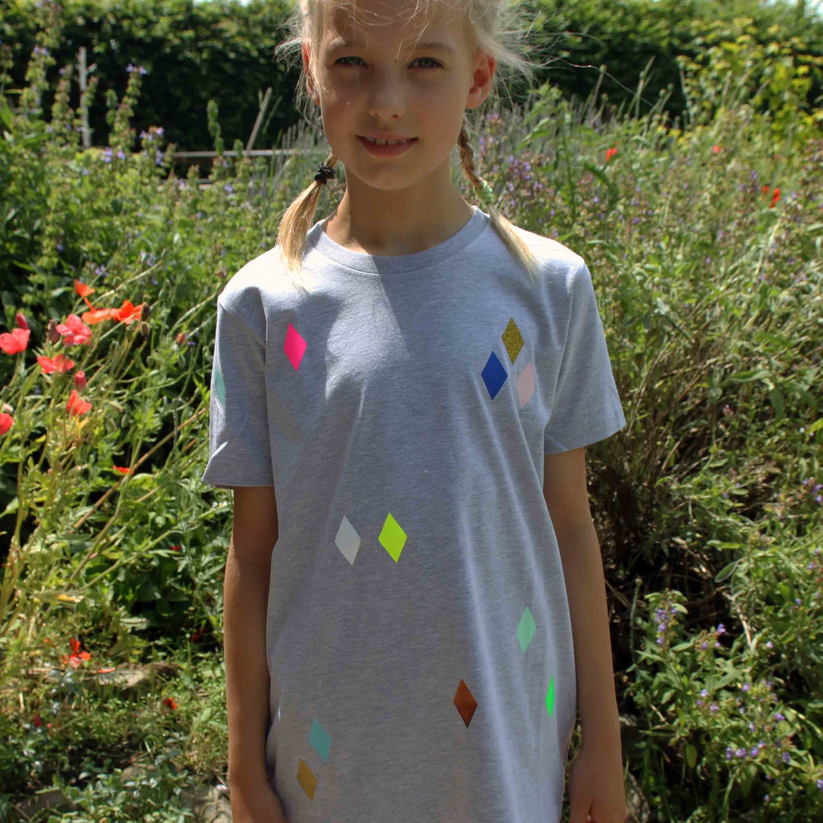 T-shirt Diamonds Grey