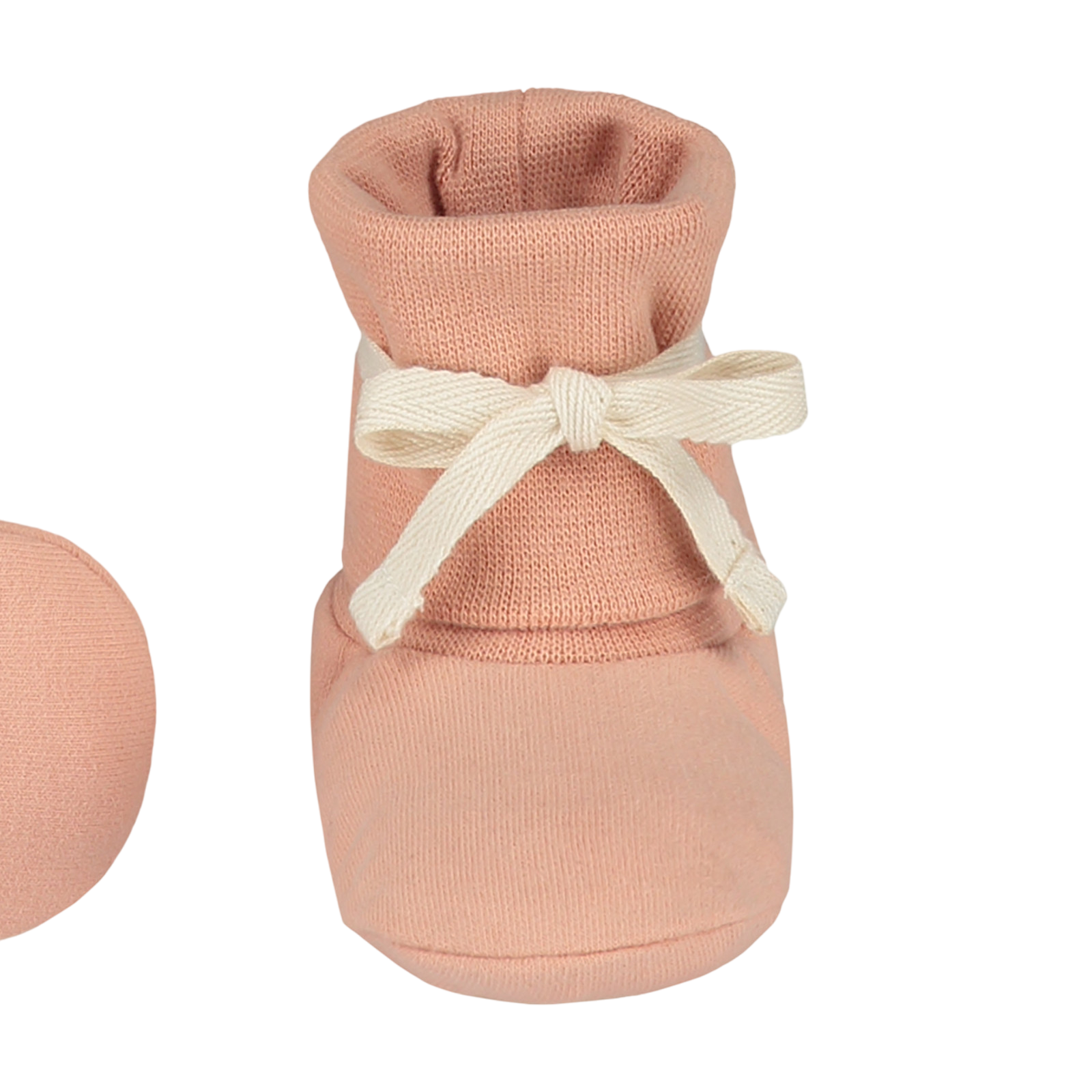Baby shoes Ribbed rustic clay