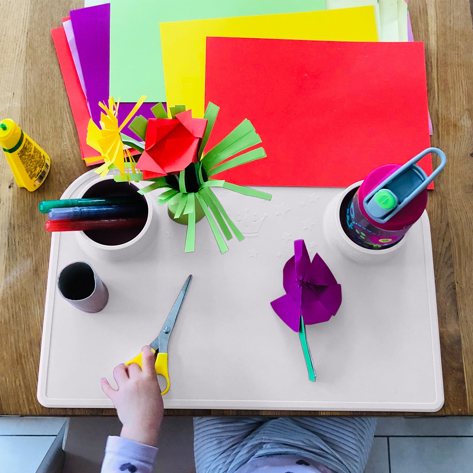 Eat & Play Pad white incl. cotton bag