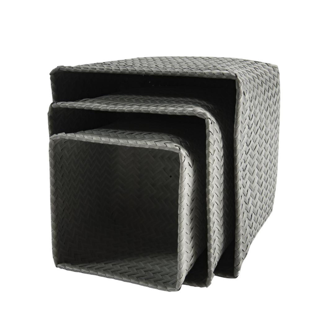 Basket, 3-in-1, gray