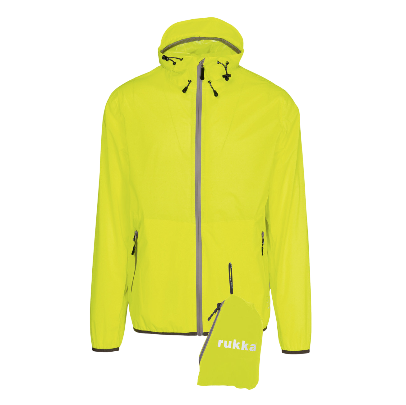 Frauen Regenjacke Shelter fluorescent lemon