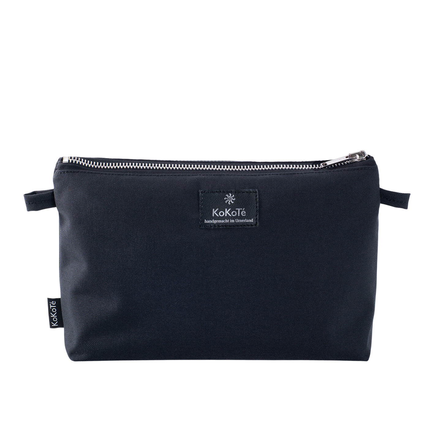 Necessaire "Nessi" black, ochre lining